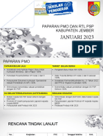 Paparan Pmo Dan RTL Kab Jember Januari 2023