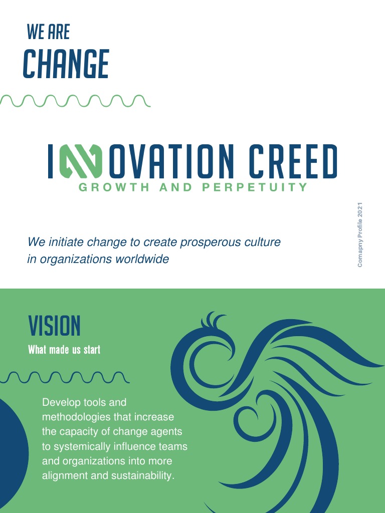 Innovation Creed Company Profile 2022 - Leadership Solutions | PDF ...