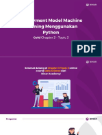 (For STUDENTS) CH 3 TOP 3 - Python Untuk Machine Learning - Deployment Model Machine Learning Menggunakan Python