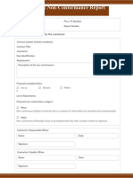 Project Non Conformance Report Template