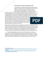 The Role and Importance of Public Administration in Society, Spinei Damian