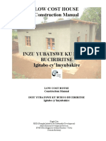 Low cost construction manual - RISD (Rwanda Initiative for Sustainable Development)