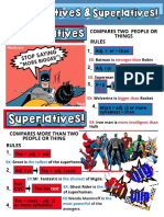 Flyers Comparative and Superlative Superheros