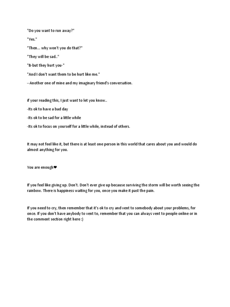 Do You Want To Run Away PDF