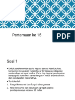 Pertemuan Ke 15 Soal MTK