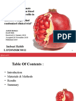 Imbsat Habib (Presentation Effects of Pomegranate Jice Consmption On Type-2 Diabetic Patients)