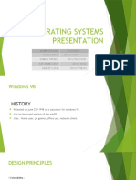 Win98 OS History, Design & Components