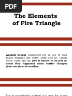 The Elements of Fire Triangle