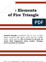 The Elements of Fire Triangle