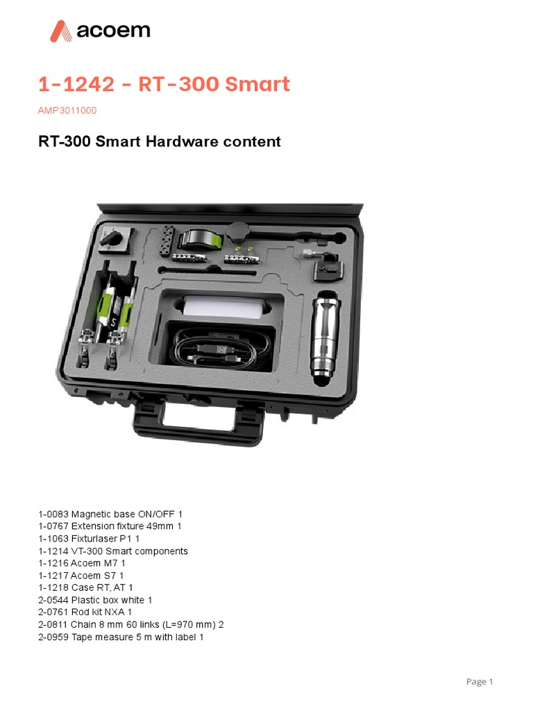 RT-300 Smart Hardware Overview | PDF