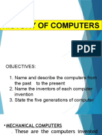 Lesson 1 History of The Computer