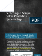 3.b Besar Sampel Penelitian Epidemiologi