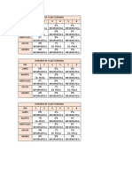 Horario de Clase Semanal