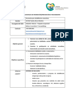 Taller Recreación para La Rehabilitación Comunitaria en Salud CESFAM Yandry Añzco M. (Planificaicón V°B)