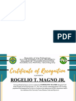 Retrieval Certificate