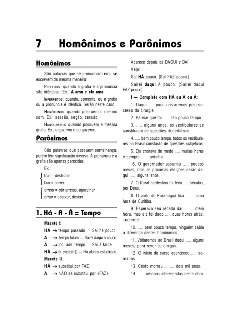Teste_1_Homonimos e paronimos.docx - Curso Vencer