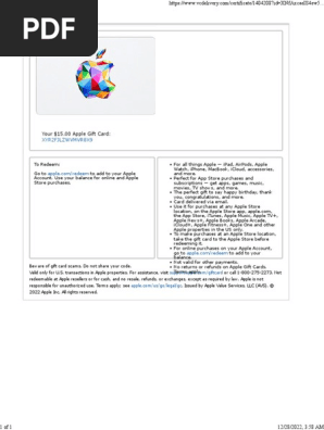 Gift Card 12-28