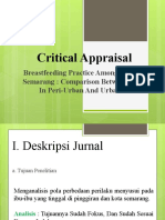 Critical Appraisal Penelitian