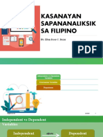 Kasanayan Sapananaliksik Sa Filipino