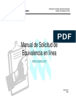 Manual Solicitud de Equivalencia