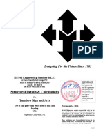 Nielson RV Flag Pole Official Engineering Plans Structural Details and Calculations