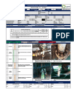 Registro de inspección visual y medición de espesores de riser PV-14