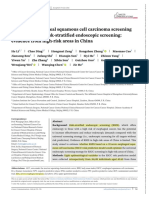 Cancer Communications - 2021 - Li - Improved Esophageal Squamous Cell Carcinoma Screening Effectiveness by Risk Stratified