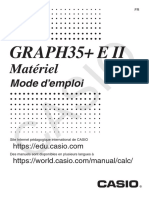 Graph35+ E Ii: Matériel