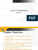 Topic II Types of Strategies
