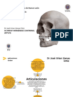 Universidad Autónoma de Nuevo León Facultad de Odontología Articulaciones y ATM