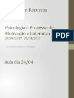 Psicologia e Processos Motivacionais