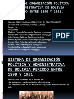 Sistema de Organización Política y Administrativa de Bolivia
