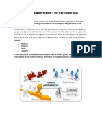 Proceso Administrativo y Sus Caracteristicas