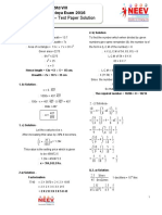 Ganit Pravinya 2016 Test Paper Solution