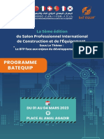 Programme Batequip en Journée