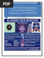 CS411 Final Term Solved MCQs File-2 by JUNAID