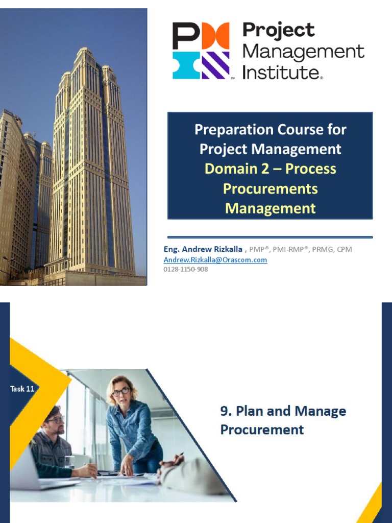 Process Domain 2 - Procurement | PDF | Request For Proposal | Procurement