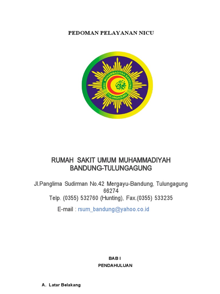 Pedoman Pelayanan Nicu Pdf Free Pdf