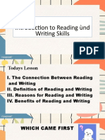 Introduction To Reading and Writing Skills