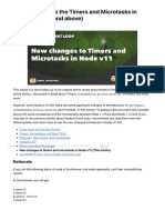 New Changes To The Timers and Microtasks in Node v11.0.0 (And Above) - by Deepa