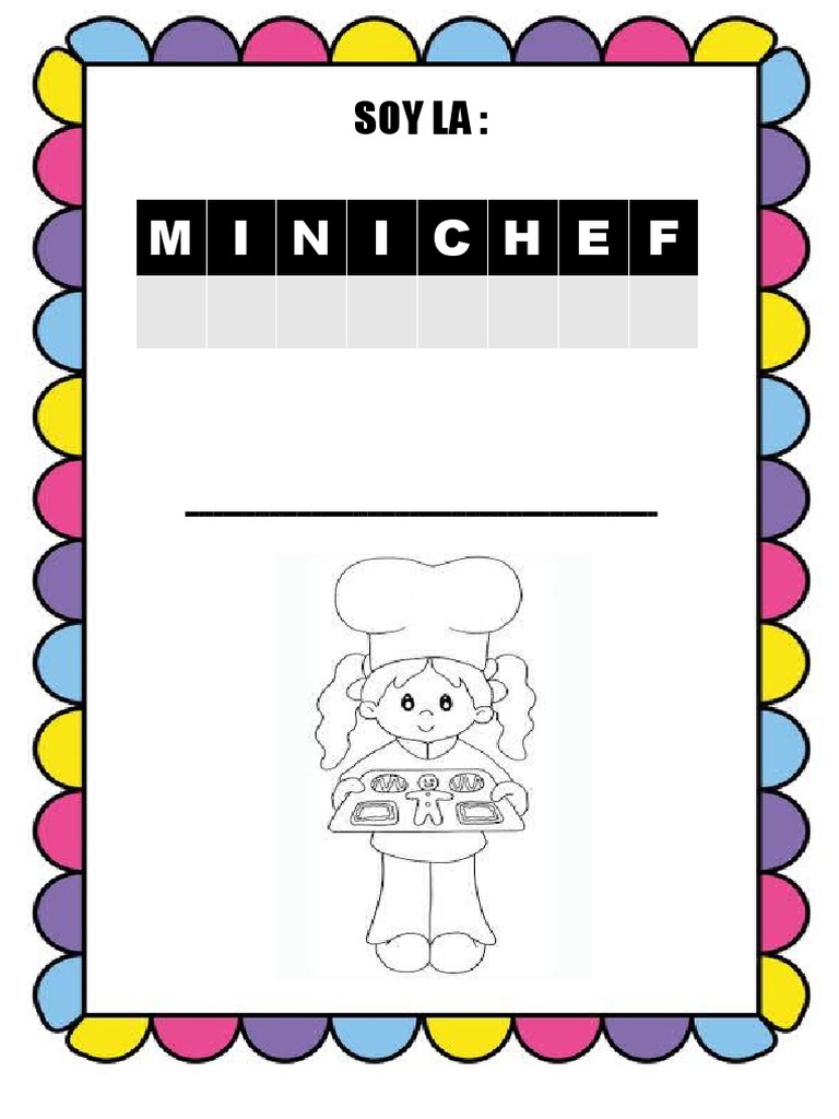Clase Soy La Mini Chef Inicial | PDF