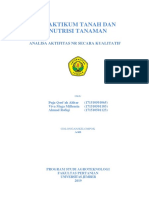 Laporan TNT - Acara 4 - Analisa Aktifitas NR Secara Kualitatif - Kel 4b - Gol D