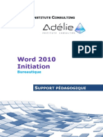 Word 2010 Initiation