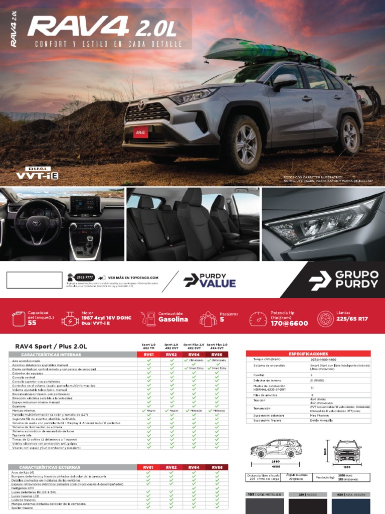 Ficha t cnica ficha t cnica toyota rav4 sport pdf