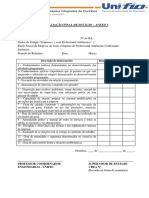 Anexo 3 - Modelo de Termo de Avaliação Final de Estágio Obrigatório