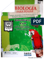Biologia para Pensar - Tapa Loro Rojo - Kapelusz Norma