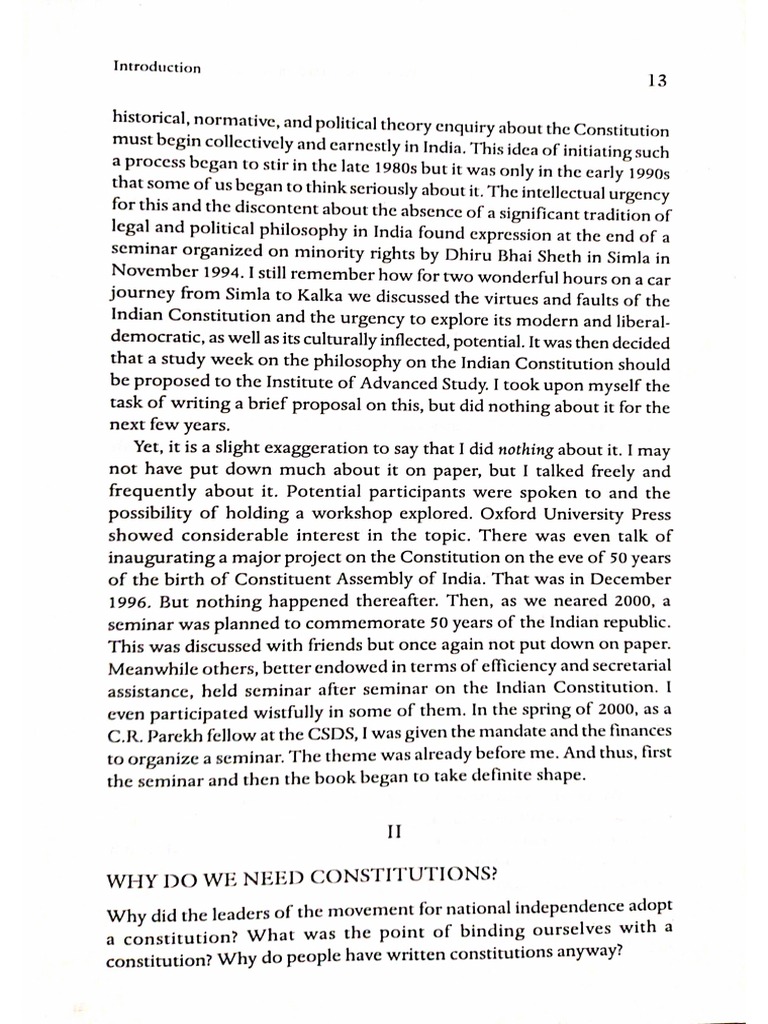 Why Do We Need Constitution PDF