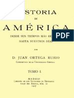 Historia de América Desde Sus Tiempos Más Remotos Hasta Nuestros Días