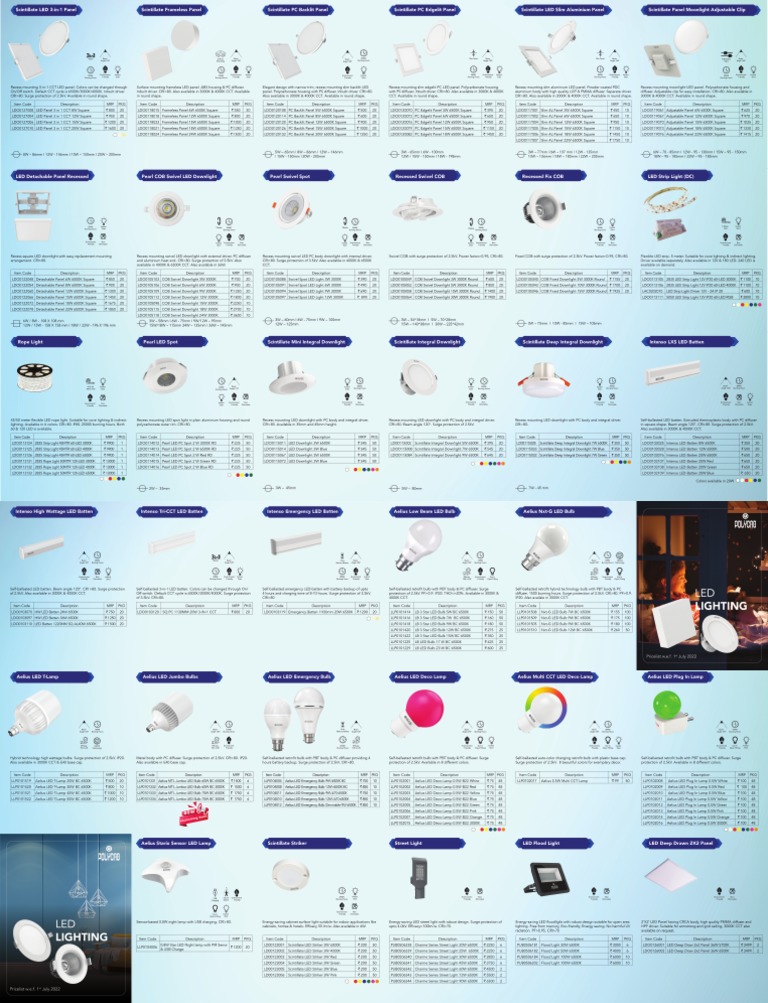 Polycab LEDCatalogue14July20222 PDF