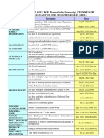 Academic Calendar 22231